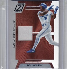 2005 Donruss Zenith Bo Jackson Jersey Patch Relic Kansas City Royals Baseball