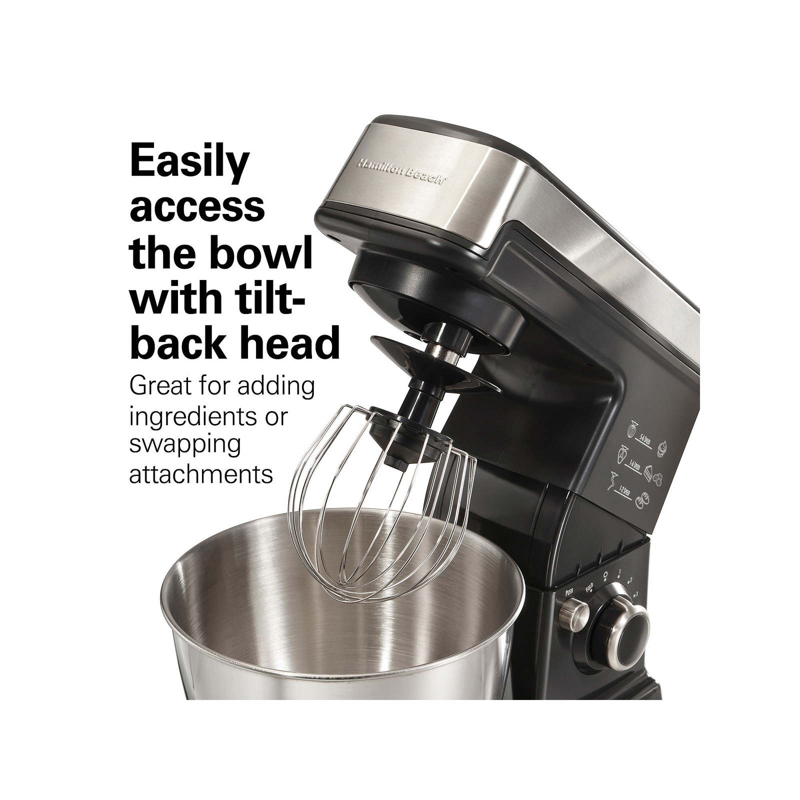 Hamilton Beach 63326 6 Speed Stand Mixer Gun Metal Gray eBay