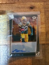 KYLIN HILL 2021 PANINI CLEARLY DONRUSS RATED ROOKIE AUTO AUTOGRAPH RC PACKERS 98