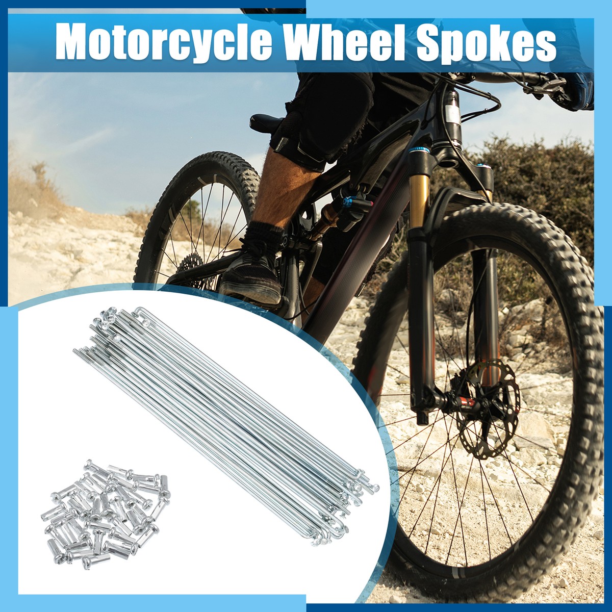 Faderr Lot De 10 Rayons De Vélo - 14 G J Bend En Acier Inoxydable Avec