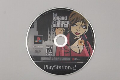 Grand Theft Auto III GTA 3 (PS2, 2003) Disc Only