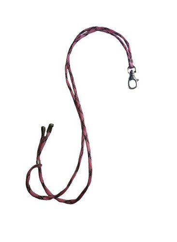 1 Collier a1 Corde 4mm 1 M, Attache Plastique Transparent Port Cellulaire - Photo 4 sur 4