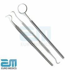 Diagnostic Dental Hygienist Teeth Cleaning Inspection Lab Tools Probe 23 Mirror