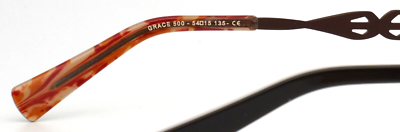 JEAN LAFONT Grace 500 Brown Womens Rectangle Full  display picture 3