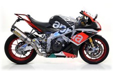 Auspuffanlage RACE-TECH Genehmigt E5+E9 Titan-Carbon ARROW Aprilia 4 RR 15-16
