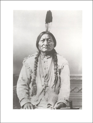 1993 Vintage Print Sitting Bull American Native Portrait Dakota 1885 David Barry