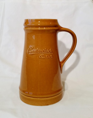 Budweiser Budvar Pitcher Krug Schankkrug 3LITER Steinzeug Steingut 27cm Bier