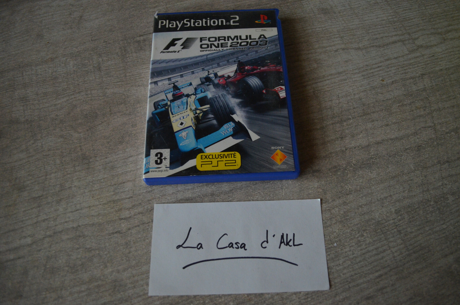 Formula One 2003 F1 sans notice sur Playstation 2 PS2 - FR TTBE