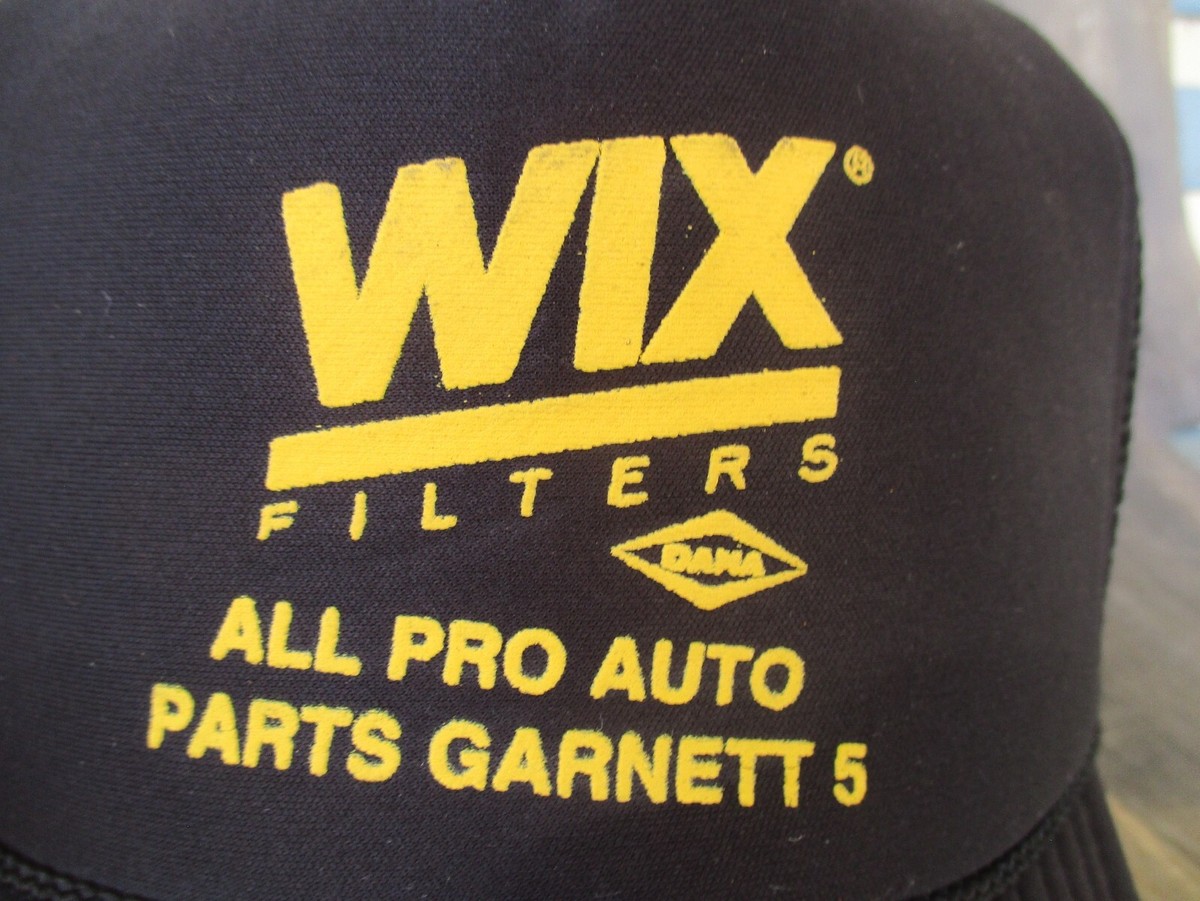 VTG Wix Filters Mesh Snapback Hat Cap DANA ALL PRO AUTO PARTS GARNETT #21 View 2