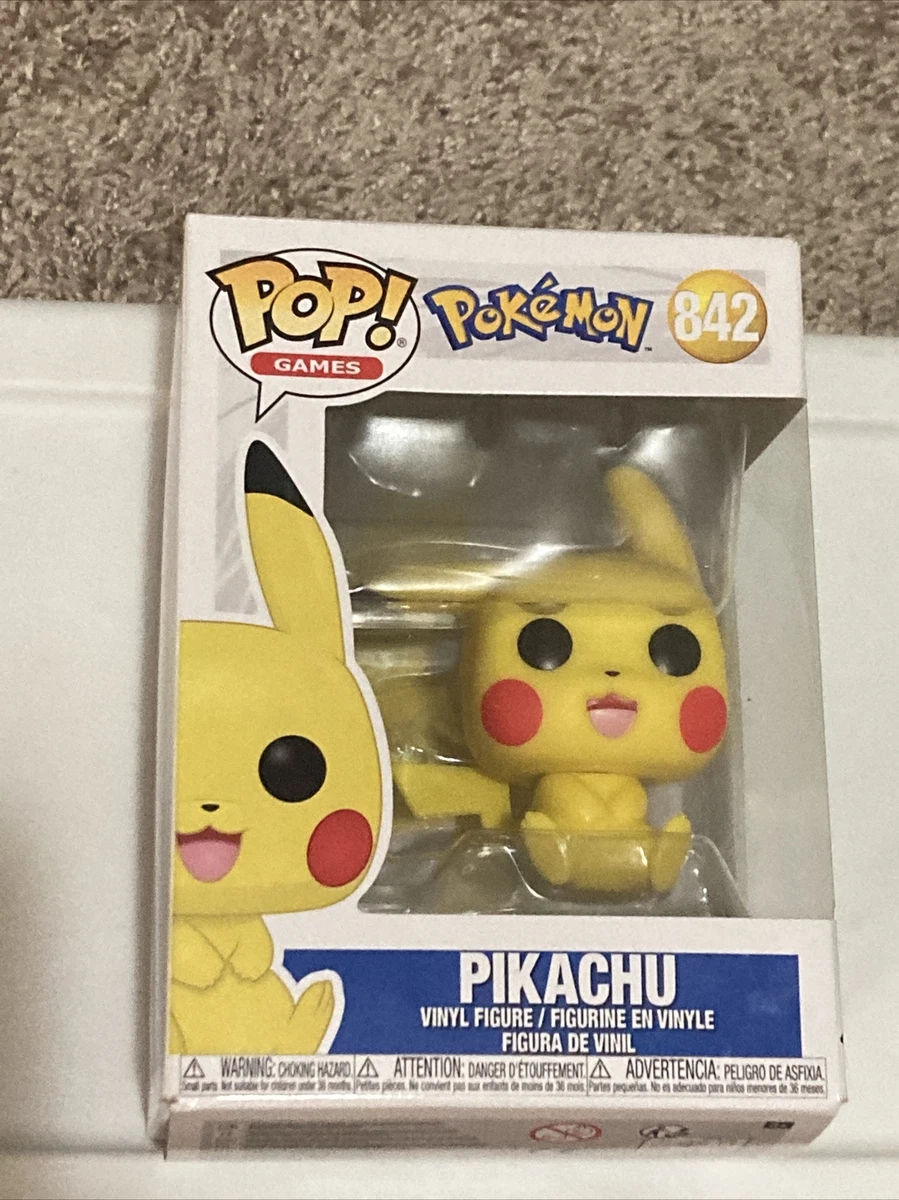 Funko Pop! Games Pokemon Pikachu (Sitting) Figure #842