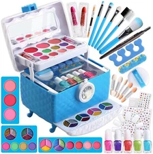 Frozen Makeup Kit For Kids Funkidz Washable Play Pretend 60 Pcs Cosmetic Toys Ma
