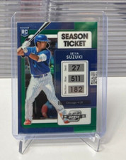 2022 Panini Chronicles Contenders Optic Ticket - SEIYA SUZUKI - GREEN - #28/75