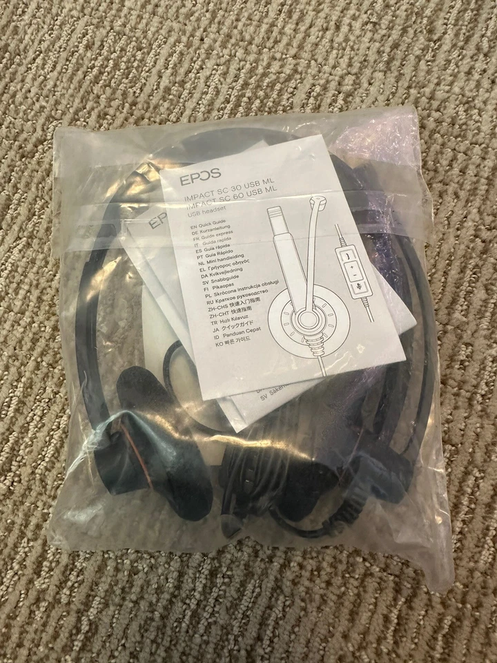 EPOS SENNHEISER IMPACT SC 60 USB ML Double-sides Headset SCWH25 - Image 2 of 2