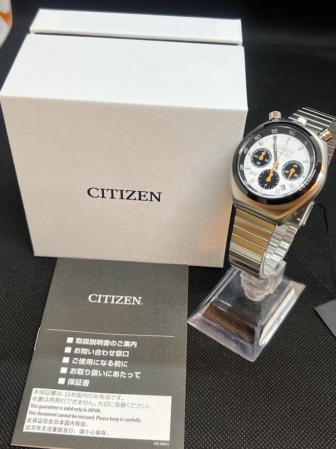 Citizen Collection AN3660-81A Record Label Tsuno Chrono White