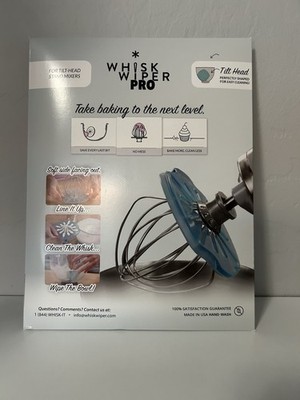 Whisk Wiper® PRO Voor Staande Mixers Mix Without The Mess Het Ultieme Accessoire Keukenmixers Compatibel Met Kitchenaid Tilt Head Stand 4 5qt 5qt Kleur Helder 1388355899