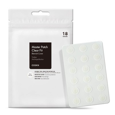 COSRX Clear Fit Master Patch 18 Counts | Invisible Acne 1 g (1er Pack), White 