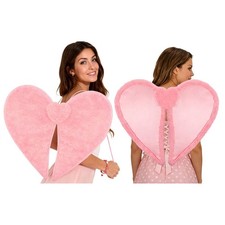 1Pc Valentine Day Angel Wing Festive Plush Wings for Cosplay Holiday Show Party