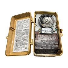 Tork 1102 Time Switch 24 Hour, 40A, 208-277VAC, 60Hz Please Read