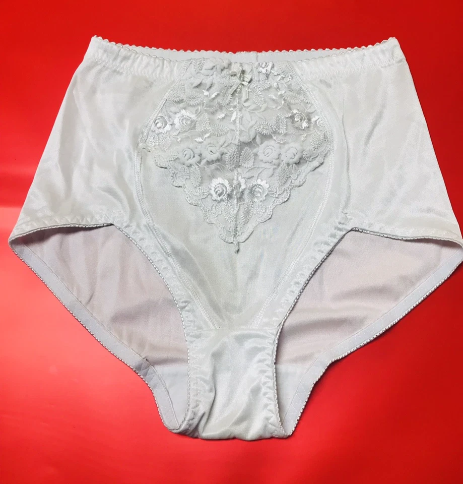 Bragas De Colección Delta Burke Floral Encaje Brillante Bordado Modelador Calzoncillo Talla 7/Lg Foto 2 de 4