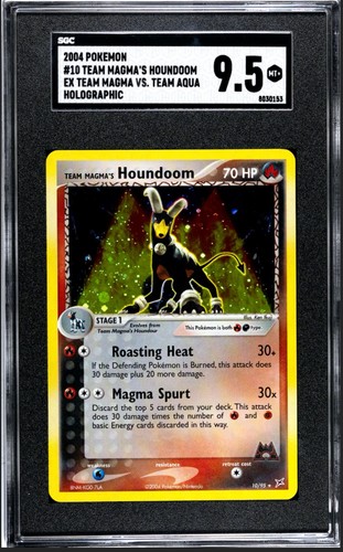 Team Magma's Houndoom graded SGC 9.5 for sale on eBay