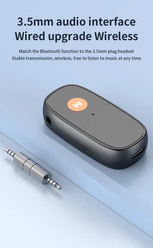 2 in 1 Bluetooth 5.3 Transmitter Receiver Wireless Audio 3.5mm AUX Adapter - Afbeelding 7 van 17