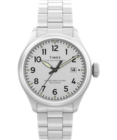 Timex Waterbury Ace Silber Herren Armbanduhr TW2Y18800
