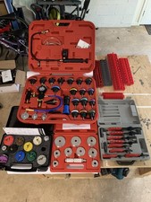 Radiator Pressure Tester Coolant Purge Vacuum Cooling System Kit 28pcs Radiator Pressure Tester Coolant Purge Vacuum Cooling System Kit 28pcs