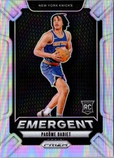 2024-25 Panini Prizm #28 Pacome Dadiet Emergent Prizms Silver
