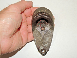Vintage 1930's Pepsi-Cola Double Dot Tear Drop Bottle Opener - Pepsi : Cola
