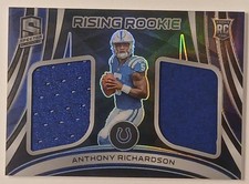 2023 Panini Spectra Rising Rookie Materials Anthony Richardson #RRM-ARI 34/99