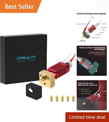 Multi-Compatible Creality Hotend Assembly with 5x 0.4mm Nozzles for 3D Printing