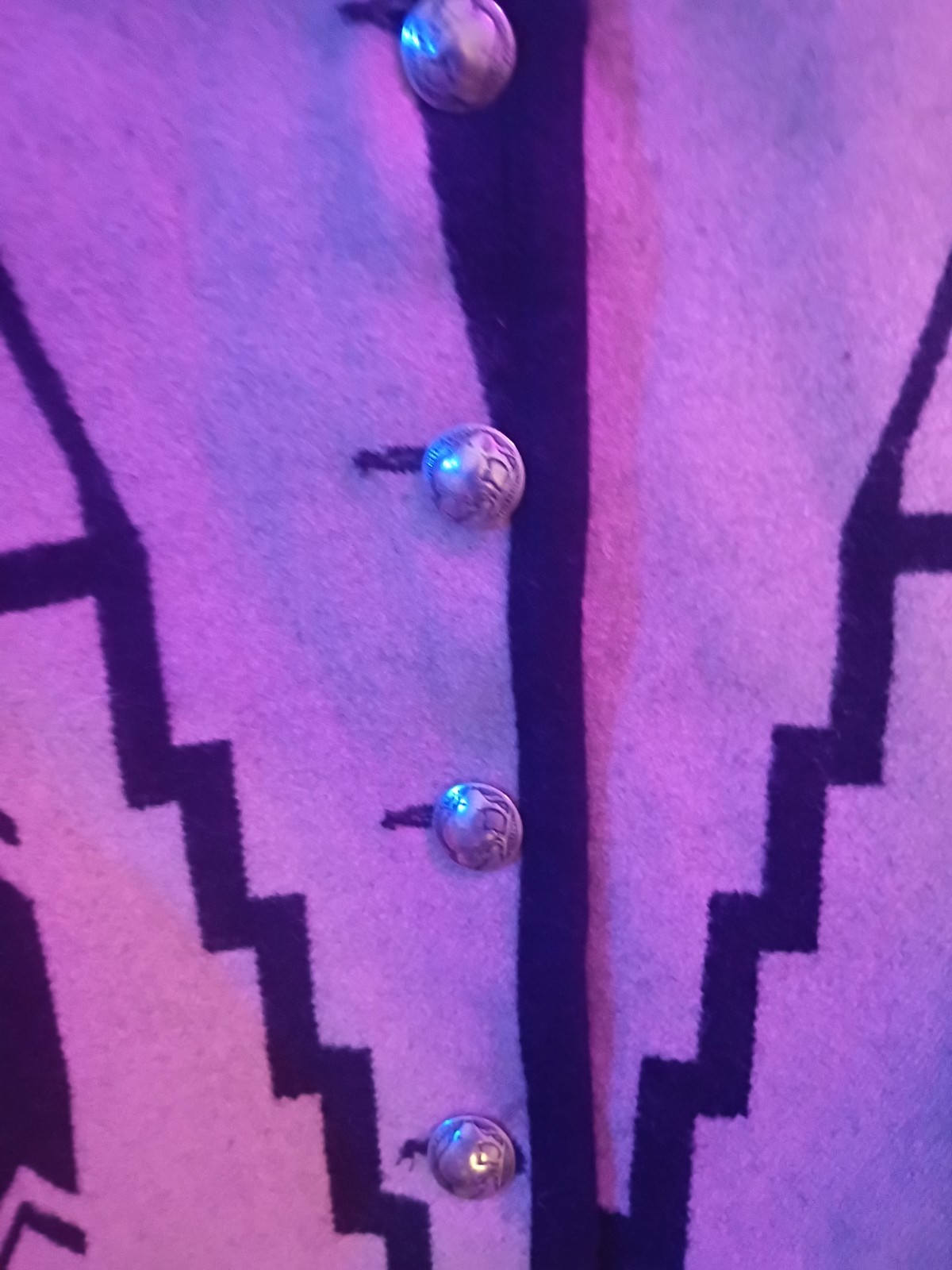 Native American  Reversible Wool Jacket - image 6