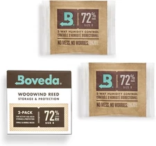 Boveda 72% Two-Way Humidity Control Packs for Woodwind Reeds – Size 8 – 2 Pa