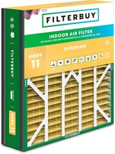 Filtros de aire Filterbuy 20x20x5, horno de aire acondicionado HVAC para Honeywell & Lennox (MERV 11)