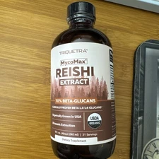 Triquetra MycoMax Reishi Extract 70% Beta Glucans - 60 ct - 10/2026