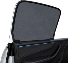 Frameless-Door Side Window Mesh Sunshades for Tesla Model Y Juniper 2025-2026, 4