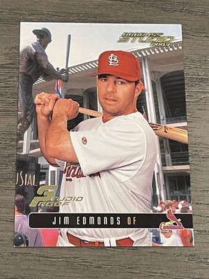 2003 Donruss Studio Studio Proof Jim Edmonds #187 Cardinals /100