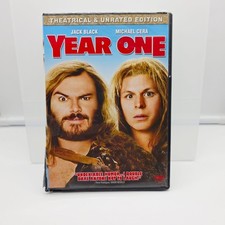 Year One DVD 2009 Theatrical  Unrated Edition Jack Black Michael Cera