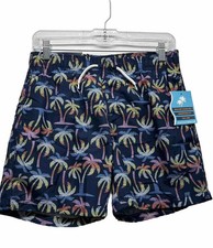 Trunks Surf Swim Palm Tree Youth XL Polyester Swim Trunks NEW E4 
