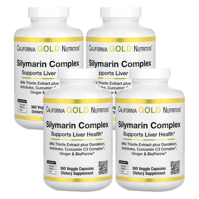Silymarin Complex, Milk Thistle Extract Plus Dandelion, Artichoke, Curcumin C3