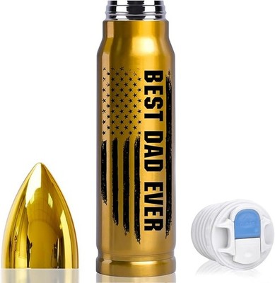 Fathers Day Dad Gifts for Dad from Daughter Wife - 17Oz Stainless Steel Bullet T