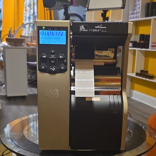 Zebra 110Xi4 RFID Ready 600 dpi Industrial Label Printer MPN 110Xi4