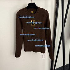 metal openwork keyhole slim long sleeve sweater