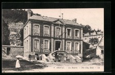 Old postcard Orival, La Mairie 