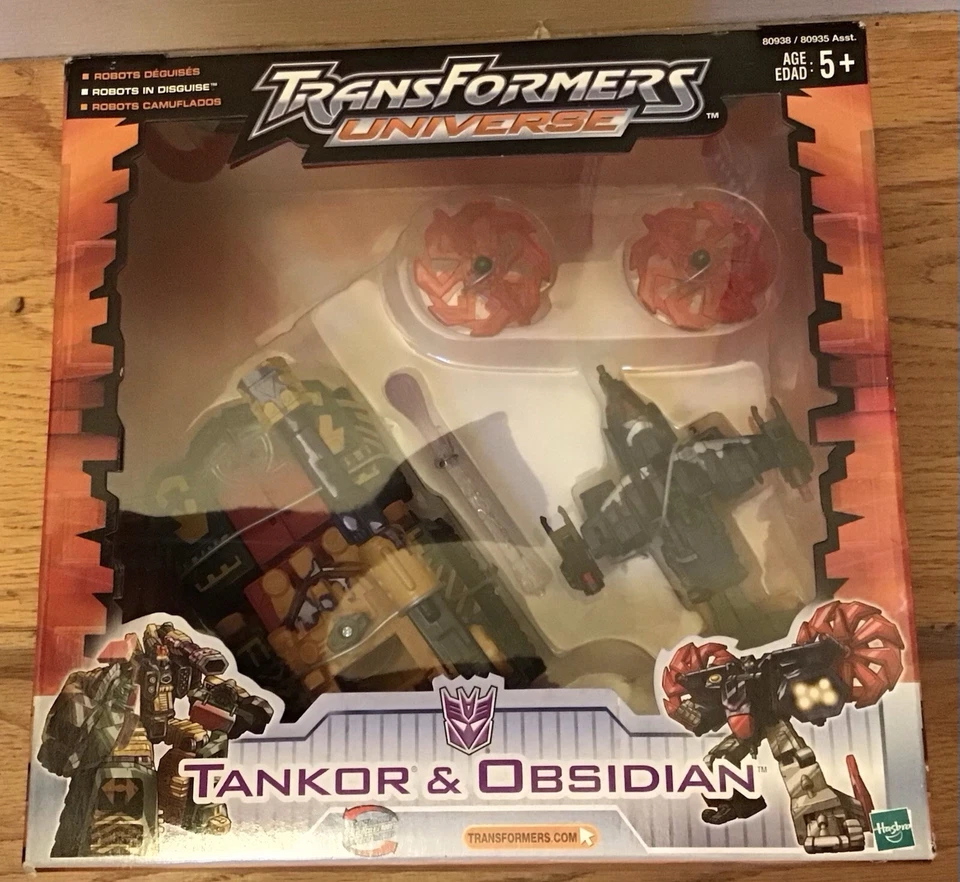 Transformers Universe Tankor & Obsidian 2003 Hasbro SIN ABRIR NUEVO EN CAJA Foto 2 de 4
