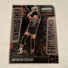 Napheesa Collier 2025 Panini Prizm WNBA Fireworks Insert Card-#7 Minnesota Lynx