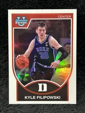 2023-24 Bowman Chrome U Kyle Filipowski 2007-08 Bowman #07B-4 (RC) Duke