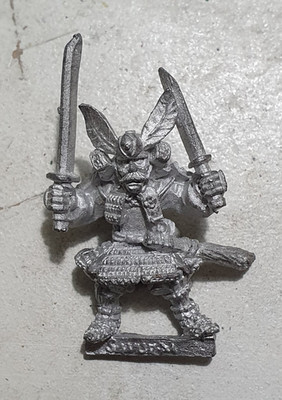 Warhammer OH2 ADD Samurai Two Swords 4 Oriental Heroes D&D Metall 1980er OOP