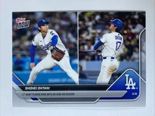 SHOHEI OHTANI 2025 Topps Now #721 "1st MLB Player Ever With 50-K/50-HR Season"