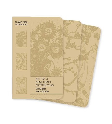 Vincent Van Gogh Set of 3 Mini Craft Notebooks | Flame Tree Publishing